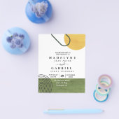 Midden Eeuw Modern Mod Vorm Boog Flyer (Enkel)