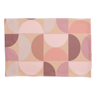 Midden eeuw modern patroon Peach Fuzz Kussensloop