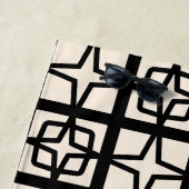 Midden eeuw moderne atomische jaren 1950 Retro gep Strandlaken (In situ)