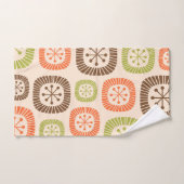 Midden eeuw moderne atoomtijd bad handdoek (Handdoek)