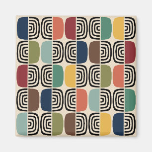 Midden eeuw moderne atoomtijd magneet