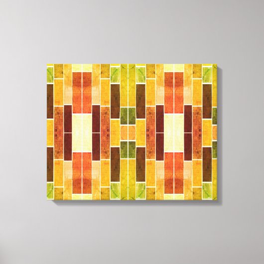 Midden eeuw moderne herfst ambachtsman canvas afdruk (Voorkant)