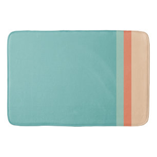 Midden eeuw moderne kleuren badmat