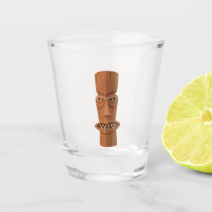 Midden eeuw Moderne Retro Tiki God Shot Glas