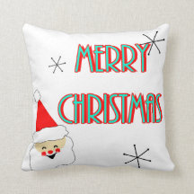 midden - eeuw moderne santa claus merry kerst