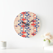 Midden-eeuws abstract: modern naadloos design. grote klok (Huis)