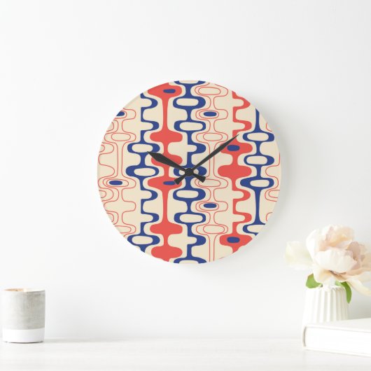 Midden-eeuws abstract: modern naadloos design. grote klok (Huis)