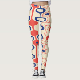 Midden-eeuws abstract: modern naadloos design. leggings