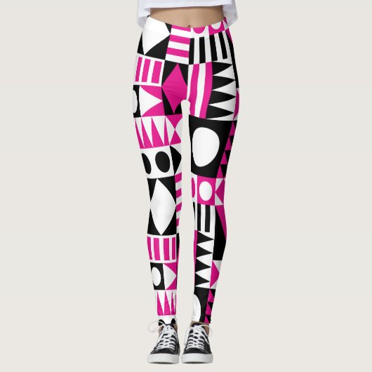 Midden-eeuws abstract patroon. leggings (Voorkant)