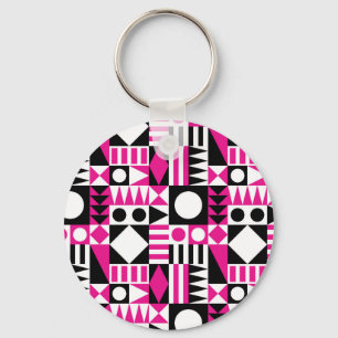 Midden-eeuws abstract patroon. sleutelhanger