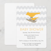 Midden-eeuws Baby shower Kaart (Voorkant / Achterkant)