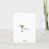 Midden-eeuws cocktailuur - New Years Eve Kaart (Achterkant)