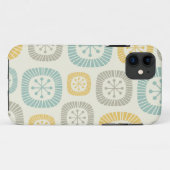 Midden-eeuws modern atoomtijdperk Abstract patroon Case-Mate iPhone Case (Achterkant (horizontaal))