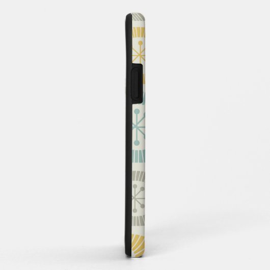 Midden-eeuws modern atoomtijdperk Abstract patroon Case-Mate iPhone Case (Achterkant/rechts)