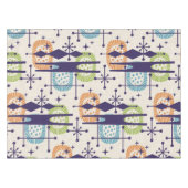 Midden-eeuws modern atoomtijdperk Abstract patroon Tafelkleed (Voorkant (Horizontaal))
