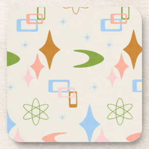 Midden-eeuws modern atoomtijdperk, Limoen, karamel Bier Onderzetter