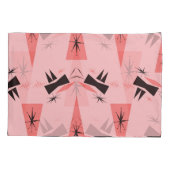 Midden-eeuws modern: roze koraalpatroon. kussensloop (Achterkant)