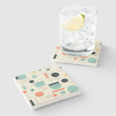 Midden-eeuws modern stenen Onderzetter (Zijkant)