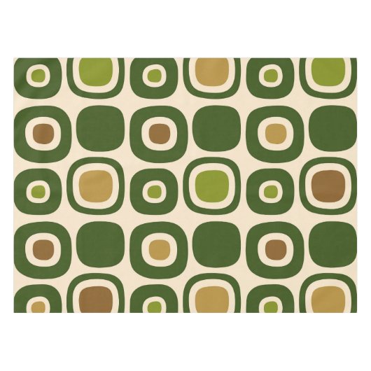 Midden-eeuws modern tuin pad patroon tafelkleed (Voorkant (Horizontaal))