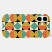 Midden eeuws moderne geometrisch ontwerp Case-Mate iPhone case (Achterkant (horizontaal))
