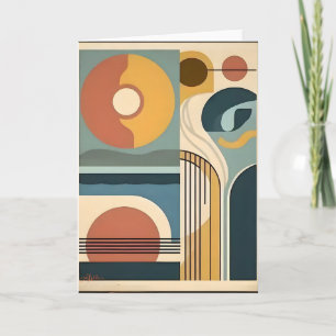 Midden eeuws moderne kunst zonsopgang zonsondergan kaart