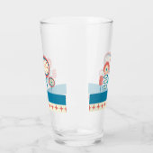 Midden eeuws moderne lentetuin 2 glas (Links)