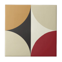 Midden eeuws moderne retro geometrische stralenkra