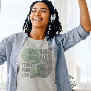 Midden-eeuws moderne retro lijn kunst Motivatie T-shirt