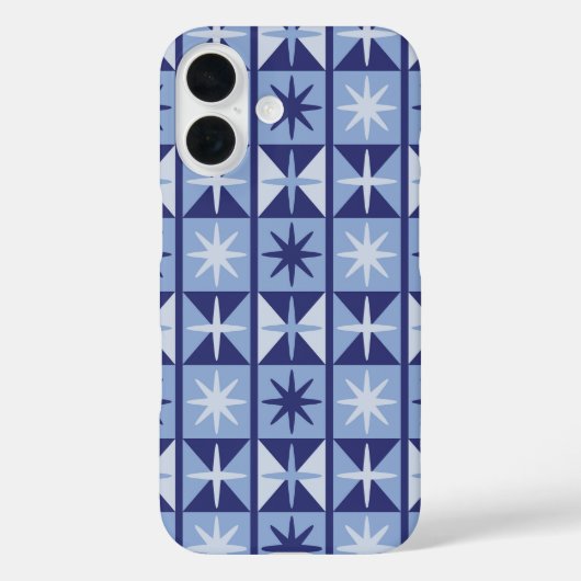 Midden eeuws moderne stervormig patroon Case-Mate iPhone case (Achterkant)