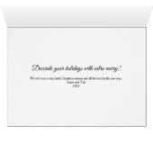 Midden-eeuws ontwerp - Kittens en de kerstman (Binenzijde Horizontaal (Onderkant))