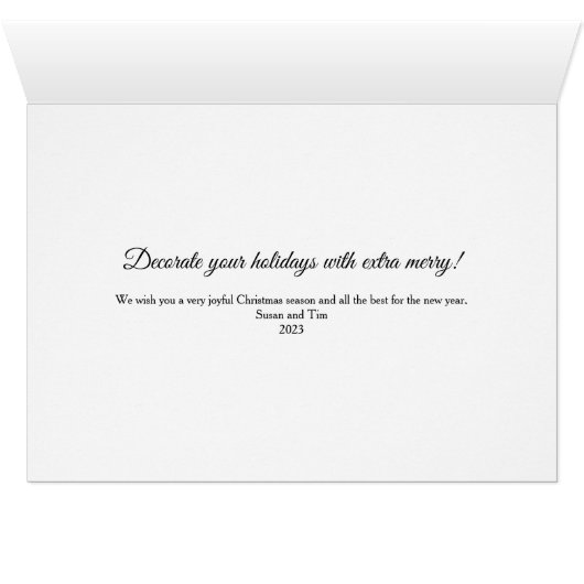 Midden-eeuws ontwerp - Kittens en de kerstman (Binenzijde Horizontaal (Onderkant))