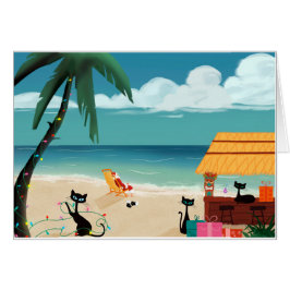 Midden-eeuws ontwerp - Kittens en de kerstman