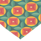 Midden-eeuws Oranje bloemmotief Medium Tafelloper (Hoek)