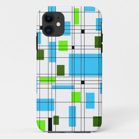 Midden eeuws raster Case-Mate iPhone case (Achterkant)