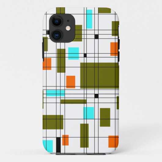 Midden eeuws raster Case-Mate iPhone case (Achterkant)
