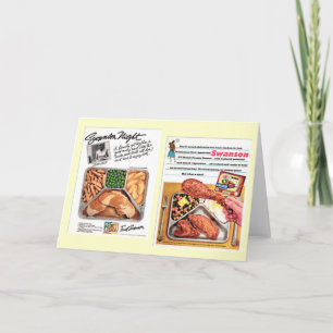 Midden-eeuwse 1950 tv-inwendige  kaart