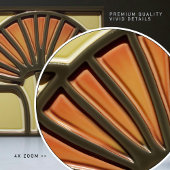 Midden-eeuwse Abstracte kunst- en ambachtsbeweging Tegeltje