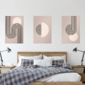 Midden-eeuwse Abstracte Muurkunst Sets (Slaapkamer)