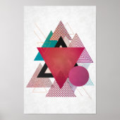 Midden-eeuwse abstracte poster (Voorkant)