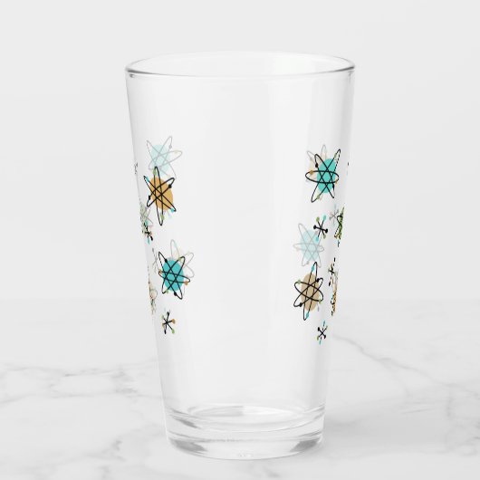 Midden-eeuwse atoomlijsting, loods-heet glas (Links)