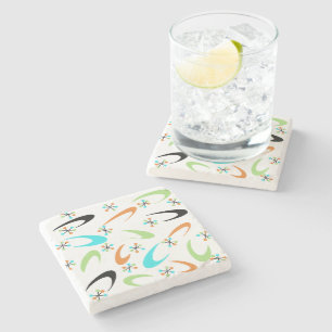 Midden-eeuwse atoomsteen Onderzetter