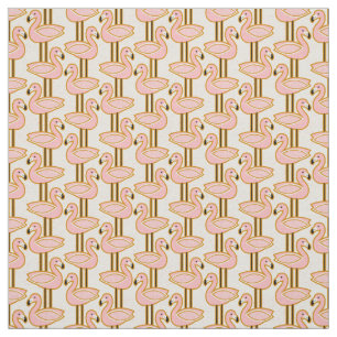 Midden-eeuwse flamingo stof