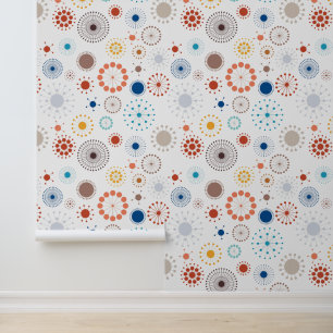 Midden-eeuwse Modern Starburst Behang