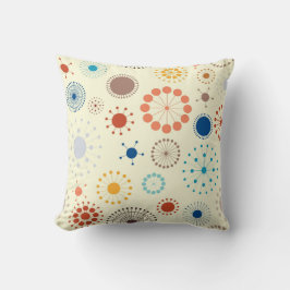 Midden-eeuwse Modern Starburst Kussen