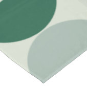 Midden-eeuwse moderne Abstracte patroonsleuf groen Tafelkleed (Gekanteld)