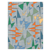 Midden-eeuwse moderne Abstracte triangulatie Tafelkleed (Voorkant)