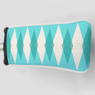 Midden-eeuwse moderne Argyle Putter-Hoesje Golfheadcover