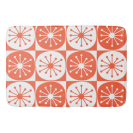 Midden-eeuwse moderne atoompatronen Retropatroon v Badmat