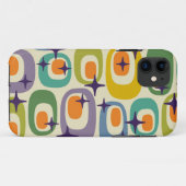 Midden-eeuwse moderne atoompatroon Case-Mate iPhone case (Achterkant (horizontaal))