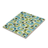 Midden-eeuwse moderne atoompatroon tegeltje (Zijkant)